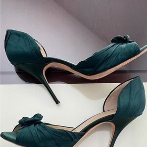 Vintage Italian Alexandra Neel Satin Heels